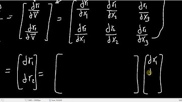 234 - [ENG] Differentiation of vector wrt a vector and the jacobian matrix