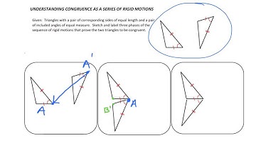 Congruence through rigid motions