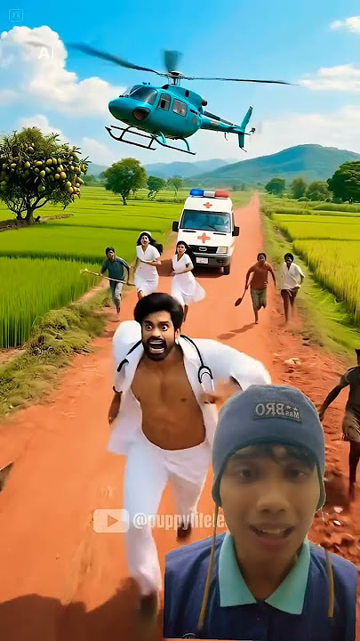 A little dog helps a giant fish #funny #remix #dubbing #animasi #animation