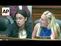 Watch marjorie taylor greene aoc jasmine crockett clash at house hearing