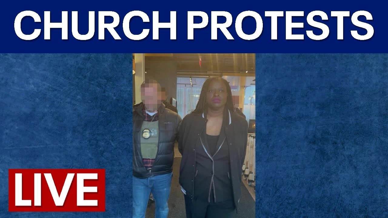 LIVE | St. Paul church protesters speak about ICE operations