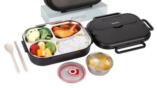 REVIEW ECENTIO MEALBOX LUNCHBOX DENGAN TEMPAT SAYUR