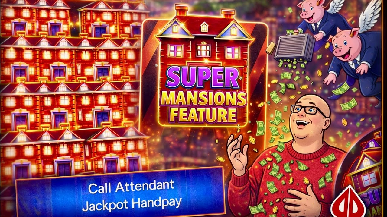 I Hit the SUPER MANSIONS Bonus… & It Wouldn’t STOP Paying 😳 HUFF N’ EVEN MORE PUFF SLOTS PLAYGROUND