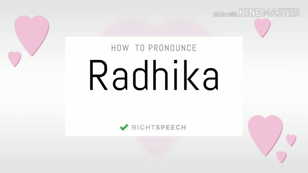 Radhika name WhatsApp status - YouTube