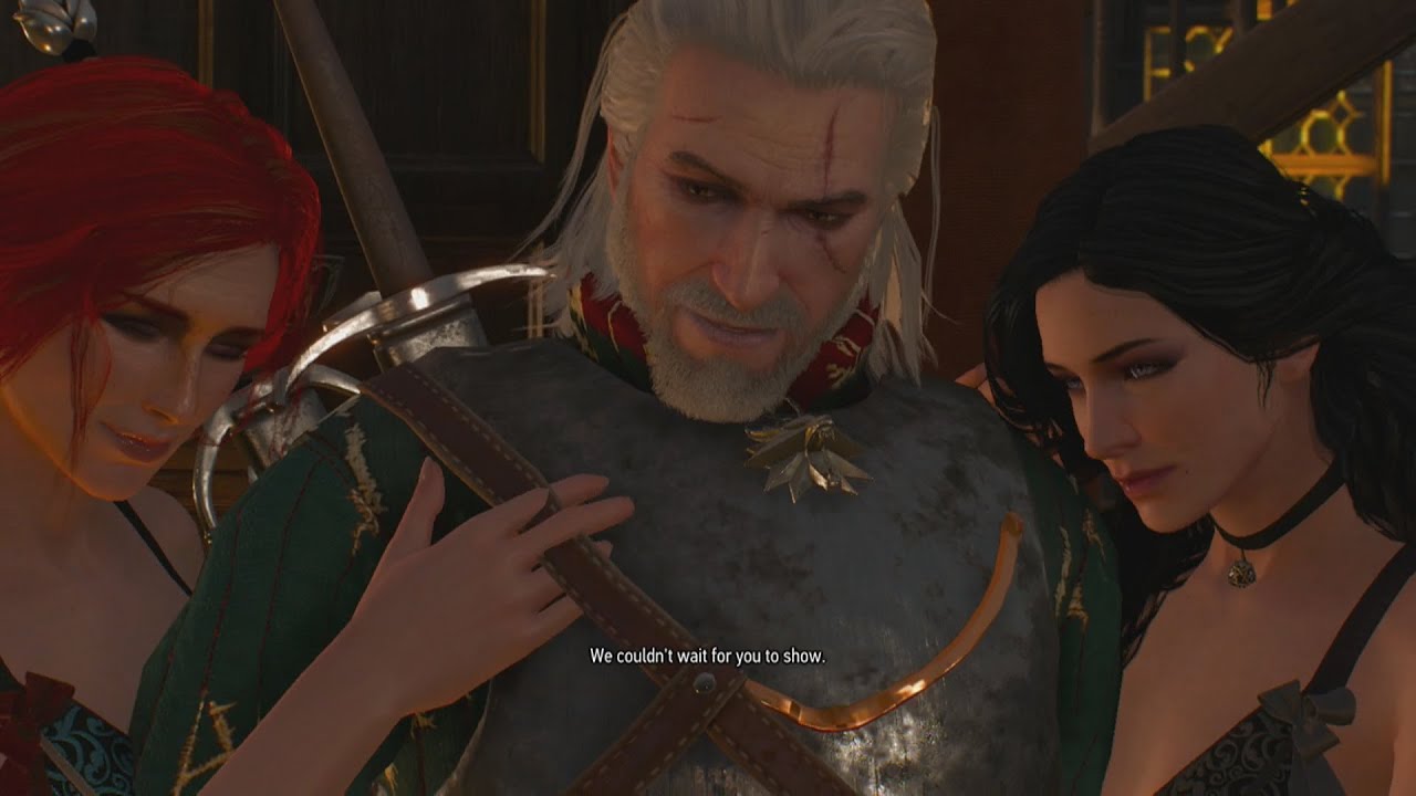 Geralt triss and yennefer threesome