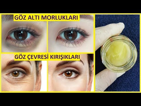 2 Dakikada İki Malzemeyle Göz Kremi Tarifi - Gözaltı Morlukları Ve Kırışıklar İçin - Güzellik Bakım