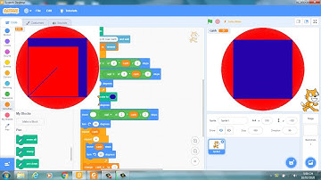 Lập Trình Scratch Tô Màu Đường Tròn Ngoại Tiếp Tứ Giác|VĐD