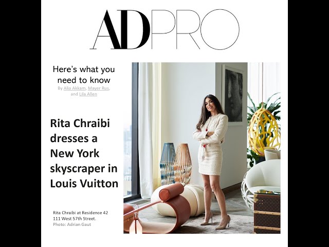 Rita Chraibi and Louis Vuitton Collaboration With 111 West 57th Street -  DOWNTOWN MAGAZINE