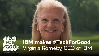 IBM makes tech for good | Emmanuel Macron