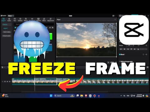 How To Freeze Frame Video On CapCut PC