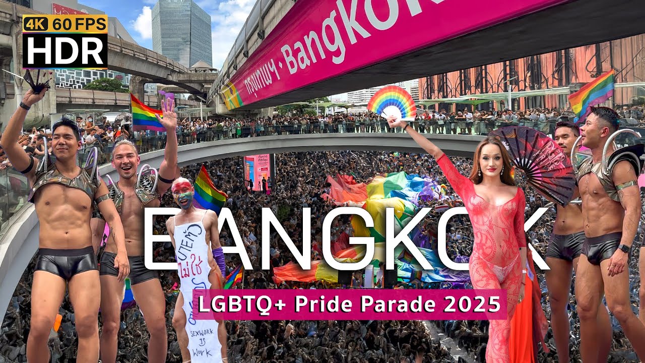 🇹🇭 4K HDR | Bangkok Pride Parade 2025 🏳️‍🌈 The World's Ultimate Pride Festivals