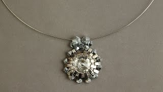 Sidonia&#39;s handmade jewelry - Half Tila Silver Sun Pendant - Beading Tutorial