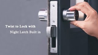 Twist to Lock your Storefront door lock keyless and can't be opened by bypass tool