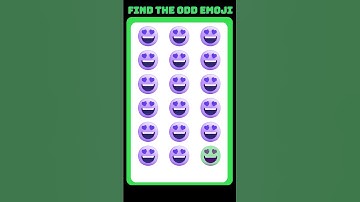 Find the Odd emoji out||Memory test challenge quiz #ytviral