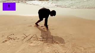 Pippi playing in beach || A beautiful beach View