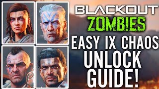 Blackout Unlock All Ix Chaos Crew How To Unlock Shaw, Scarlett, Diego & Bruno In Blackout Bo4