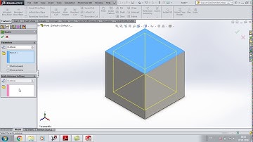 SOLIDWORKS  SHELL VE RIB