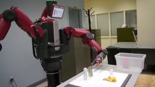 Bin Packing with Self-Adaptive Robotic Fingers and Rethink's Baxter Robot