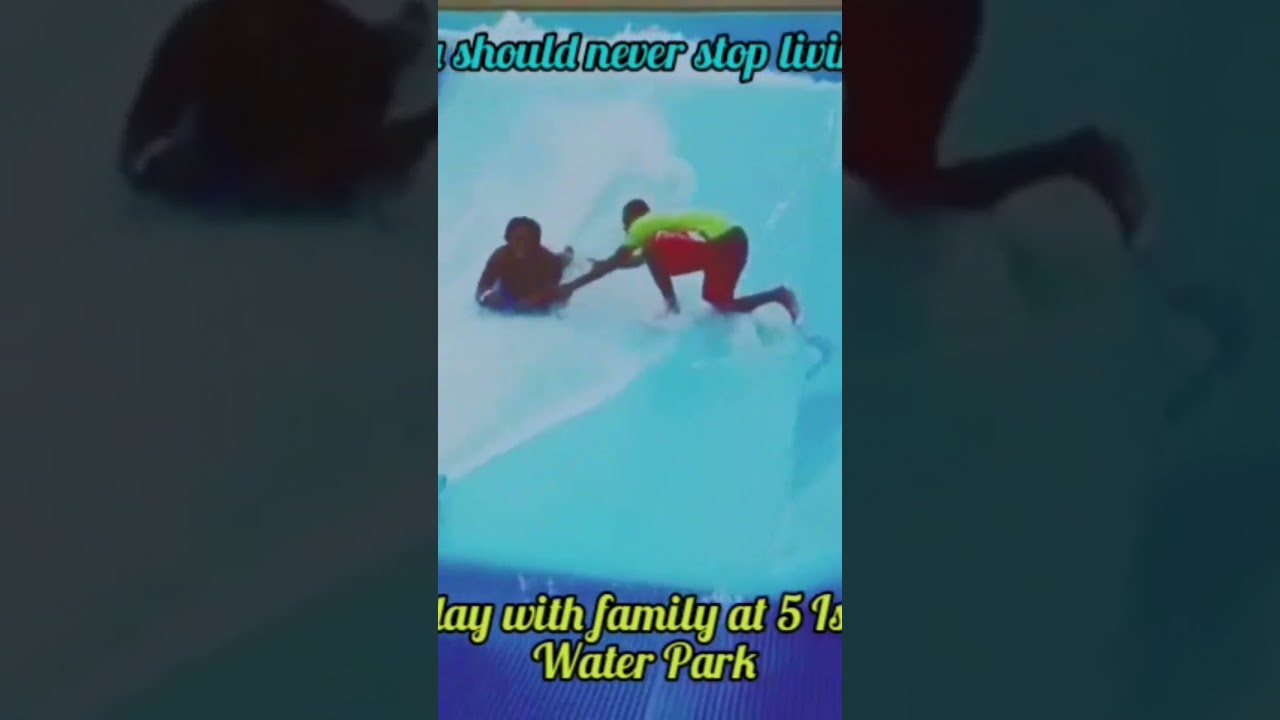 Fun day with family at the 5 Islands Water Park 🇹🇹🇹🇹.