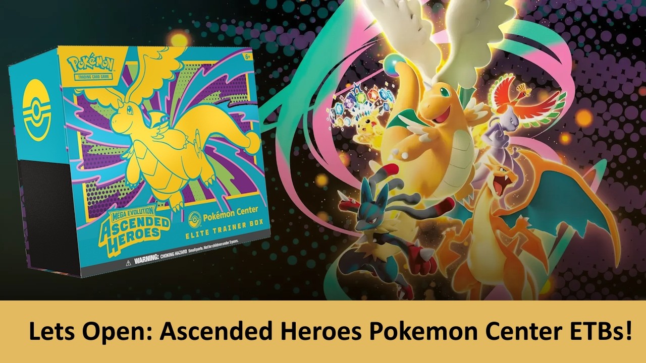 Lets Open: Ascended Heroes Pokemon Center ETBs!