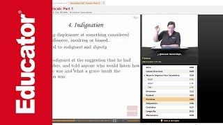 SAT Critical Reading: Essential SAT Vocab