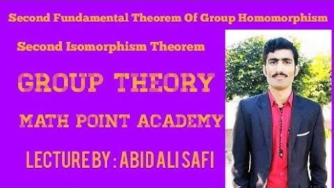 Second Fundamental Theorem Of Homomorphism |Second Isomorphism Theorem For MSC/BS,MATH POINT ACADEMY