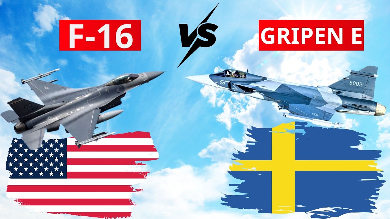 F 16 mot Gripen E – Vilken skulle vinna