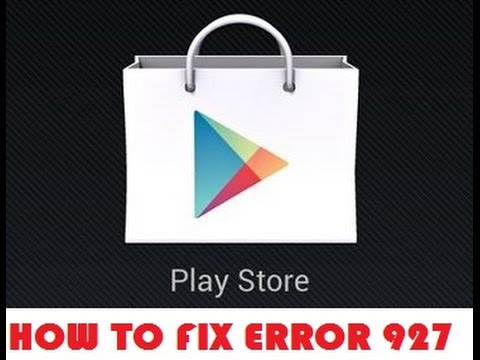 Como corrigir erro 927 da Play Store - YouTube