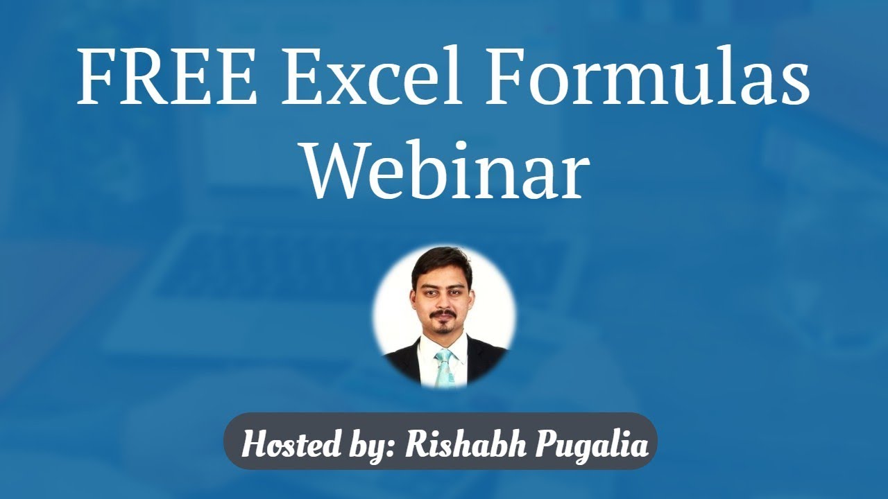 excel help live chat free FREE Excel Formulas Webinar | Excel Formulas | Only 5 Seats Left. Hurry!