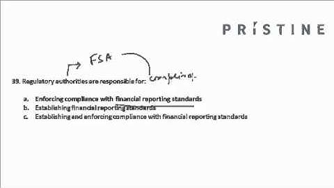 CFA Tutorial: Financial Statement Analysis (Regulatory Authorities)