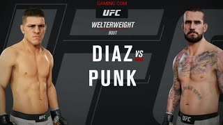 Nick Diaz VS CM Punk (1) | EA UFC 3 on PC | Gen - UFC Online 