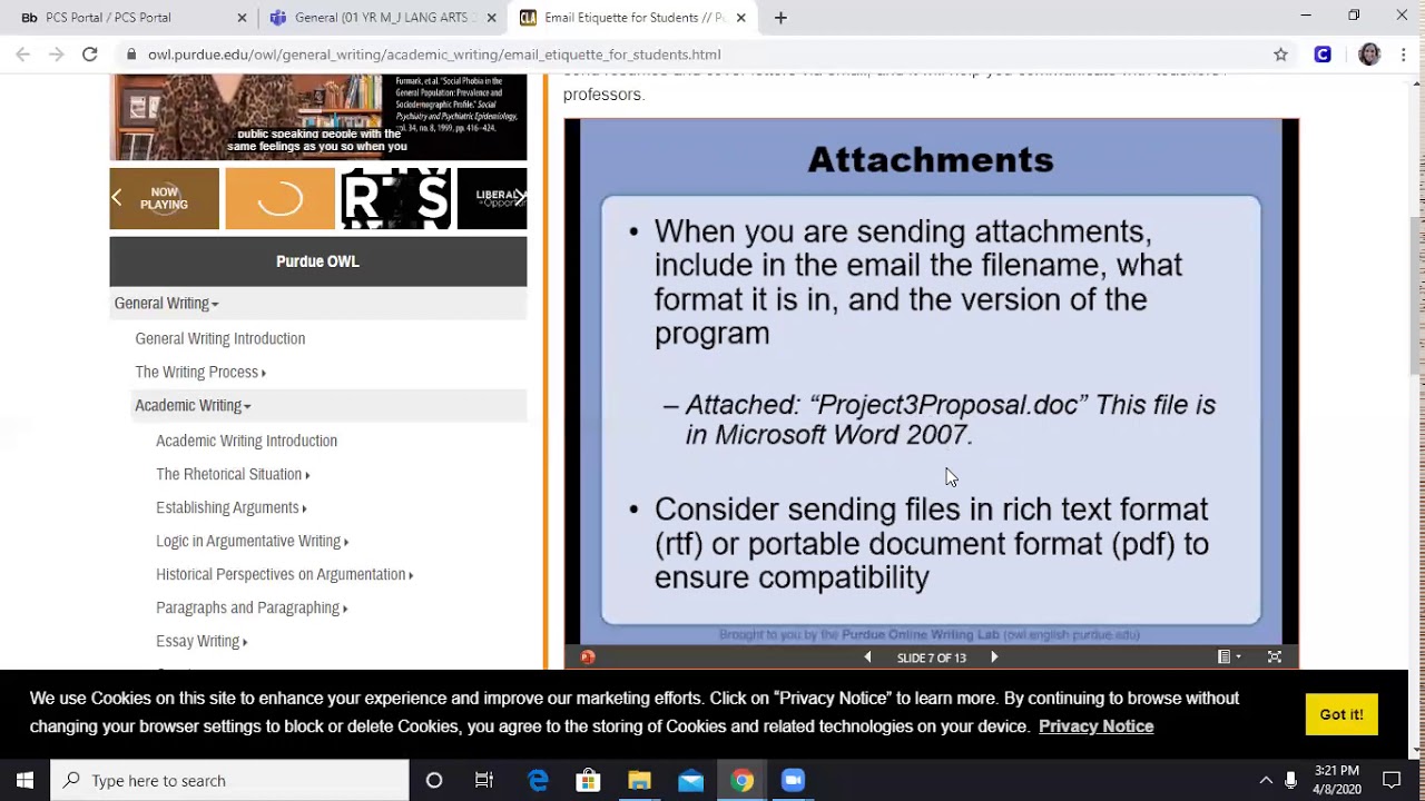 Proper Etiquette for Student Emails - YouTube
