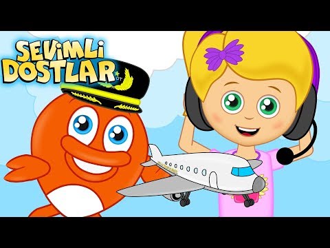 Uçağım Uçar | Sevimli Dostlar çizgi film çocuk şarkıları 2018 | Kids songs nursery rhymes