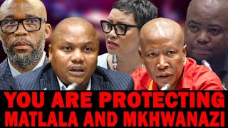Malema And Mps Expose Anc Of Protecting Cat Matlala & Julius Mkhwanazi You Are Working With Them