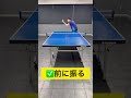 【卓球】サーブのネットミスの原因 #Shorts