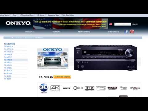 ONKYO - Firmware Update for the TXNR414, TX-NR515 & TX-NR616 via USB