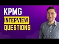 Kpmg interview questions with answer examples