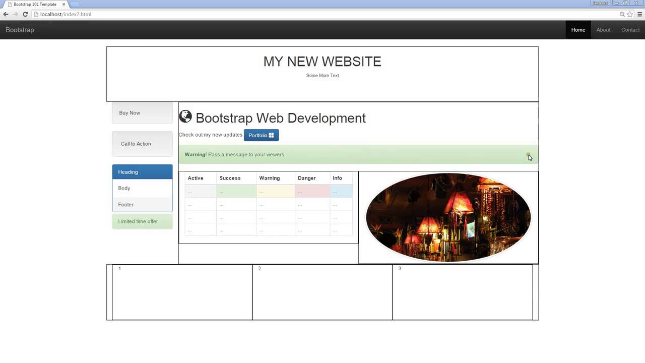 013 Bootstrap alert messages - YouTube