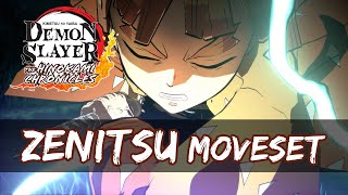 Demon Slayer - Zenitsu Moves [The Hinokami Chronicles No HUD]