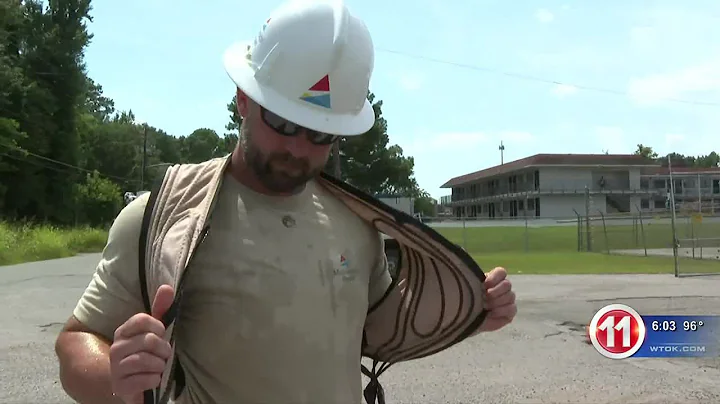 Mississippi Power gives employees cooling vests to help battle the heat