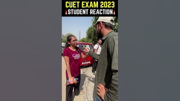 CUET Exam Day Easy Tha Student Reaction🔥#cuet2023