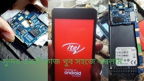 Itel Alpha Lite W5008 Hang On logo fix emmc  change