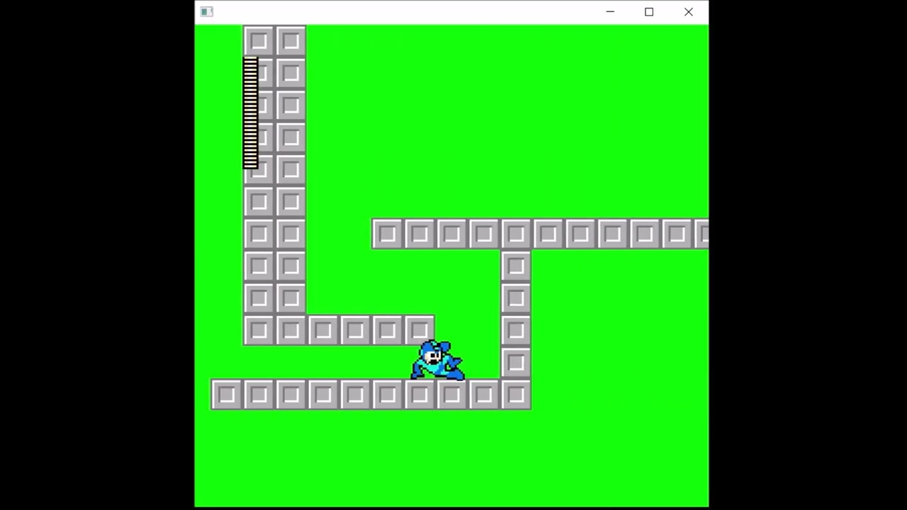 Mega Man Engine Test #3 - Sliding and Scrolling