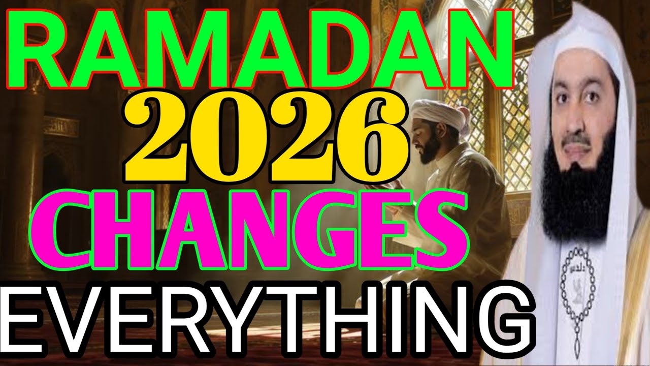 RAMADAN 2026 Is Your Turning Point The Month Allah Changes Everything Powerful Reminder  Mufti Menk