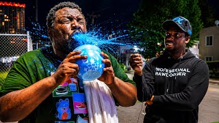 Paying Strangers in the Trenches to Drink the Biggest Buzz Balls 2