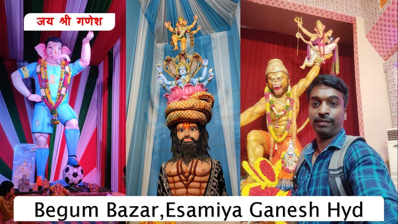 Begum Bazar Ganesh 2023 Old city Unique Ganesh 2023 Hyd famous