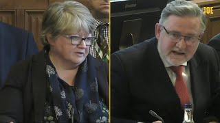 Labour MP and Thérèse Coffey in fiery clash over supermarket profiteering