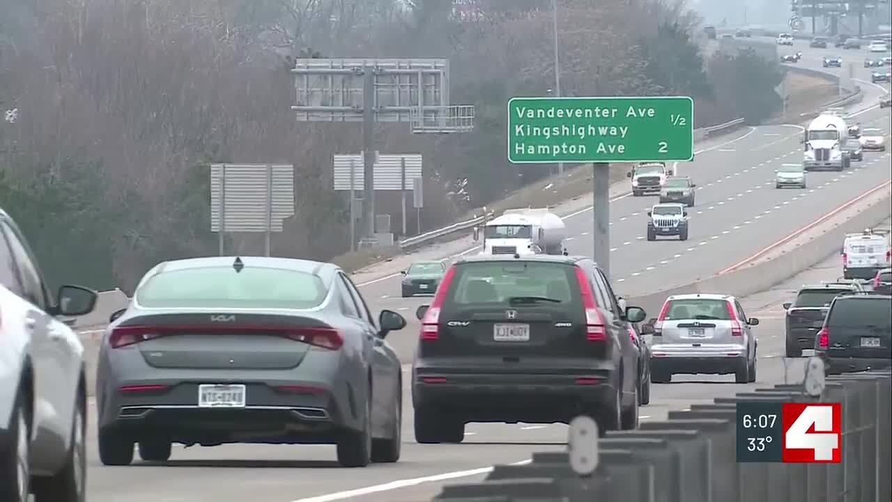 Two lanes on eastbound I-44 set to be closed for most of the day next week