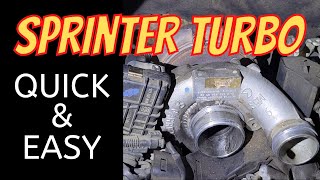 Sprinter Turbo Removal