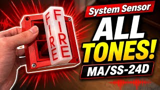 System Sensor MA/SS-24D Tone Test – All Sounds Demonstrated